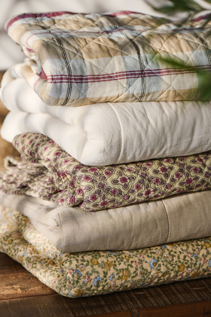 IB Laursen Quilt mit Buntem Karomuster online kaufen bei SKANDEKO (Ansicht 2)