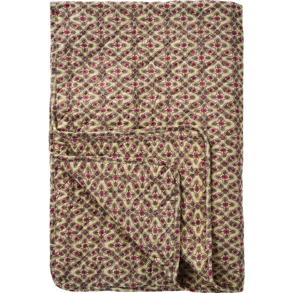 IB Laursen Quilt mit Himbeerfarbigem Karomuster online kaufen bei SKANDEKO