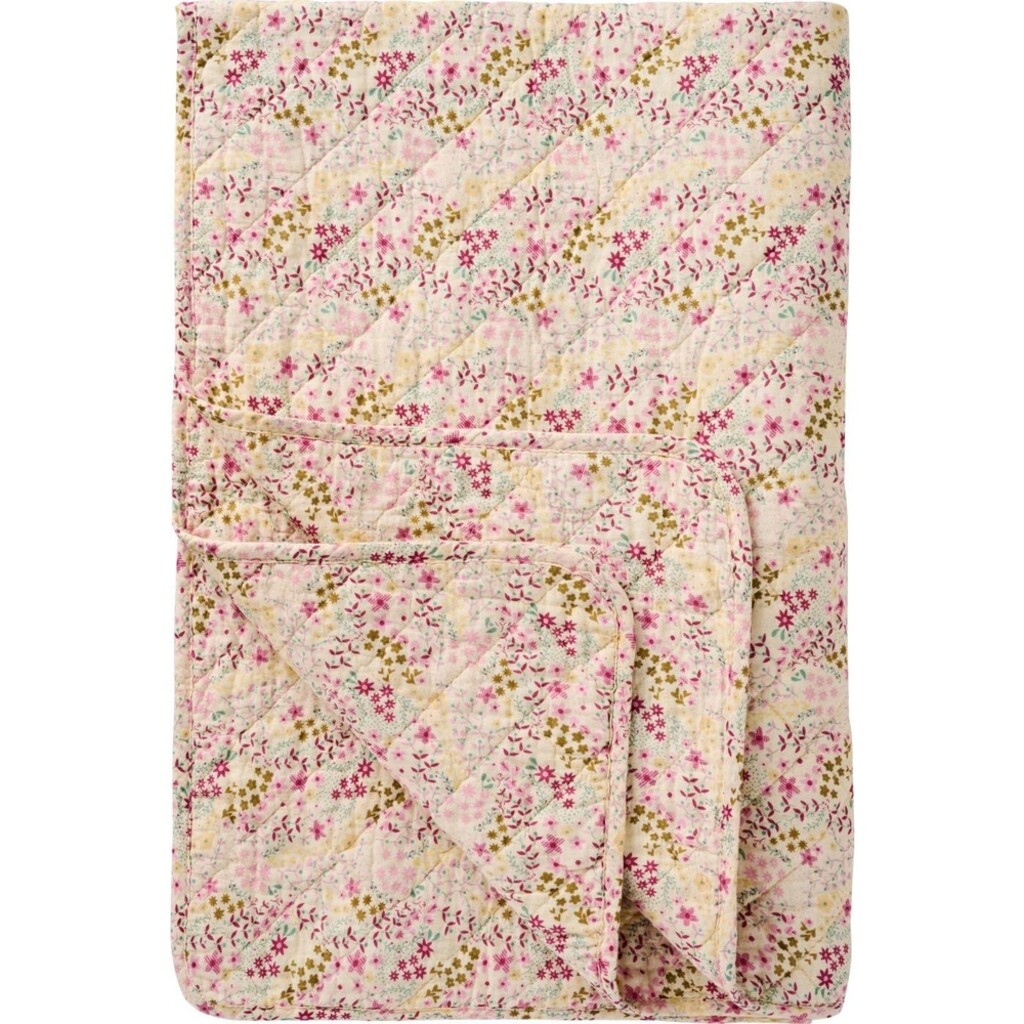 Quilt mit verschiedenen Blumen-Mustern
