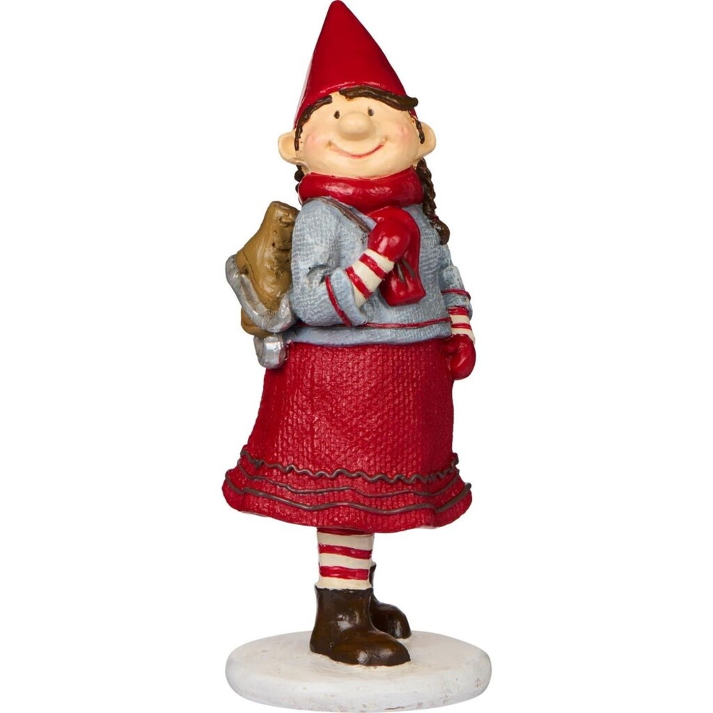 IB Laursen Ribenisserne Wichtel-Figur Dagny mit Schlittschuhen online kaufen bei SKANDEKO