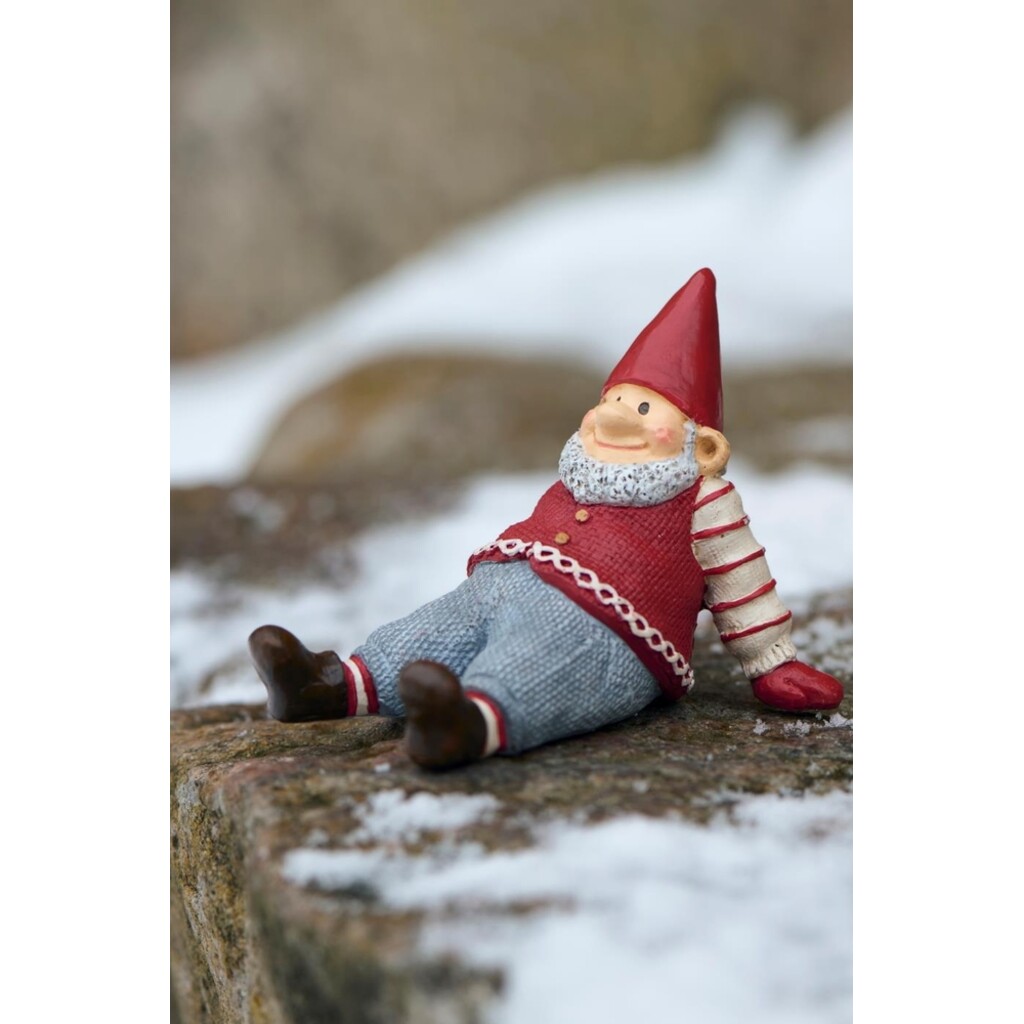 Ribenisserne Wichtel-Figur Eigil sitzend