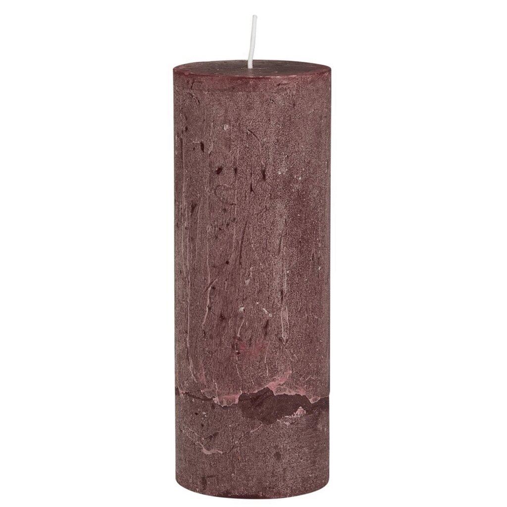 Rustikale Kerze Stumpenkerze Ø 6,8 cm
