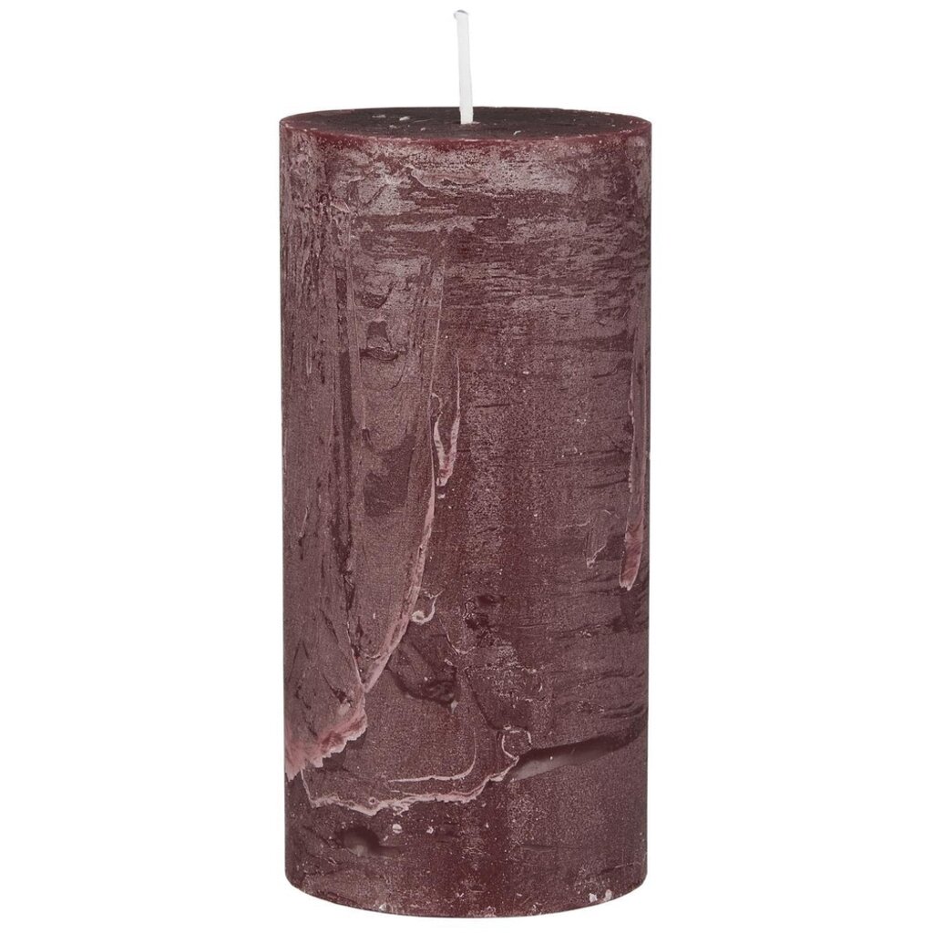 Rustikale Kerze Stumpenkerze Ø 6,8 cm