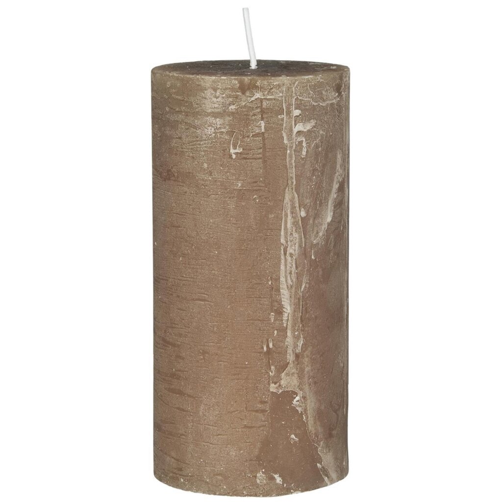 Rustikale Kerze Stumpenkerze Ø 6,8 cm