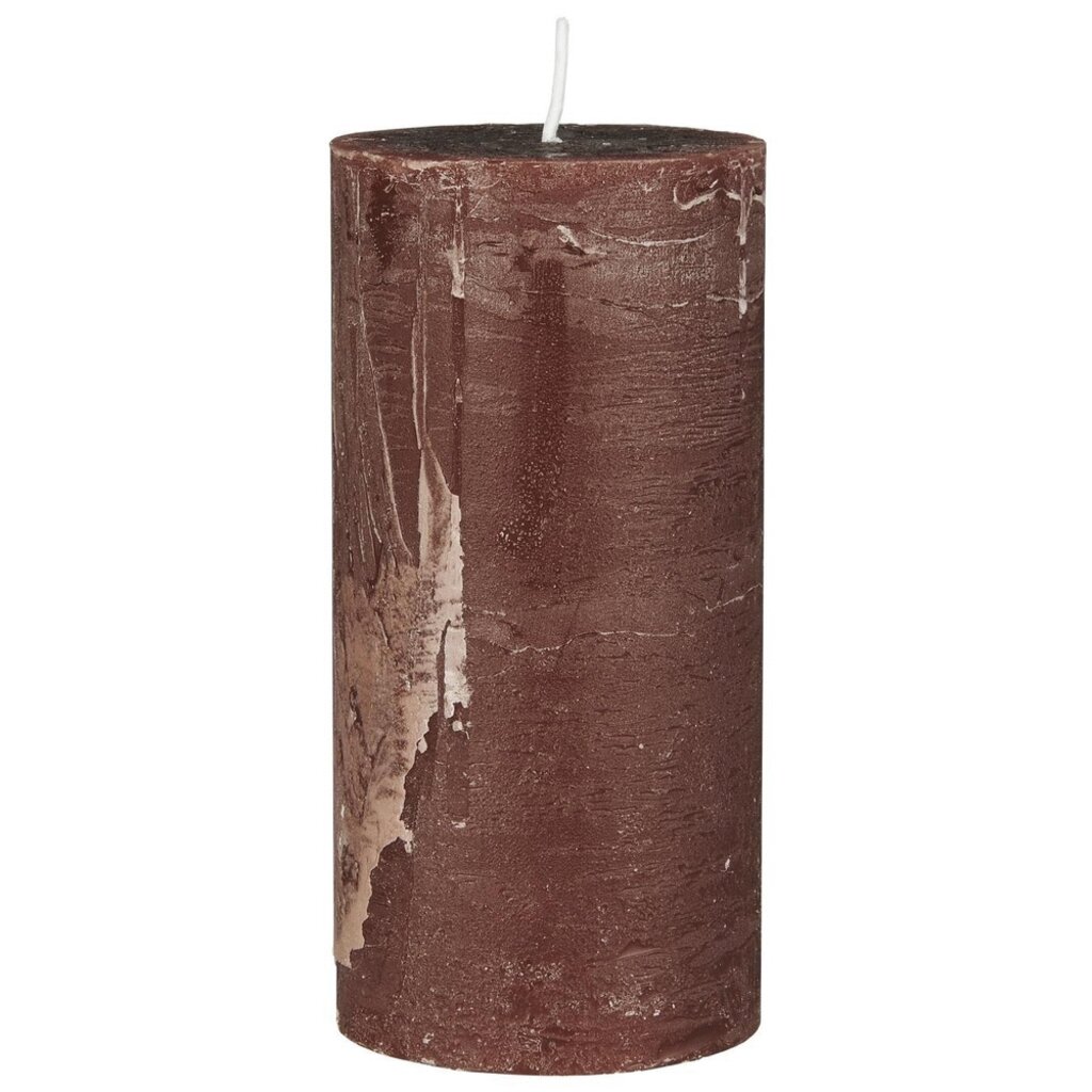 Rustikale Kerze Stumpenkerze Ø 6,8 cm