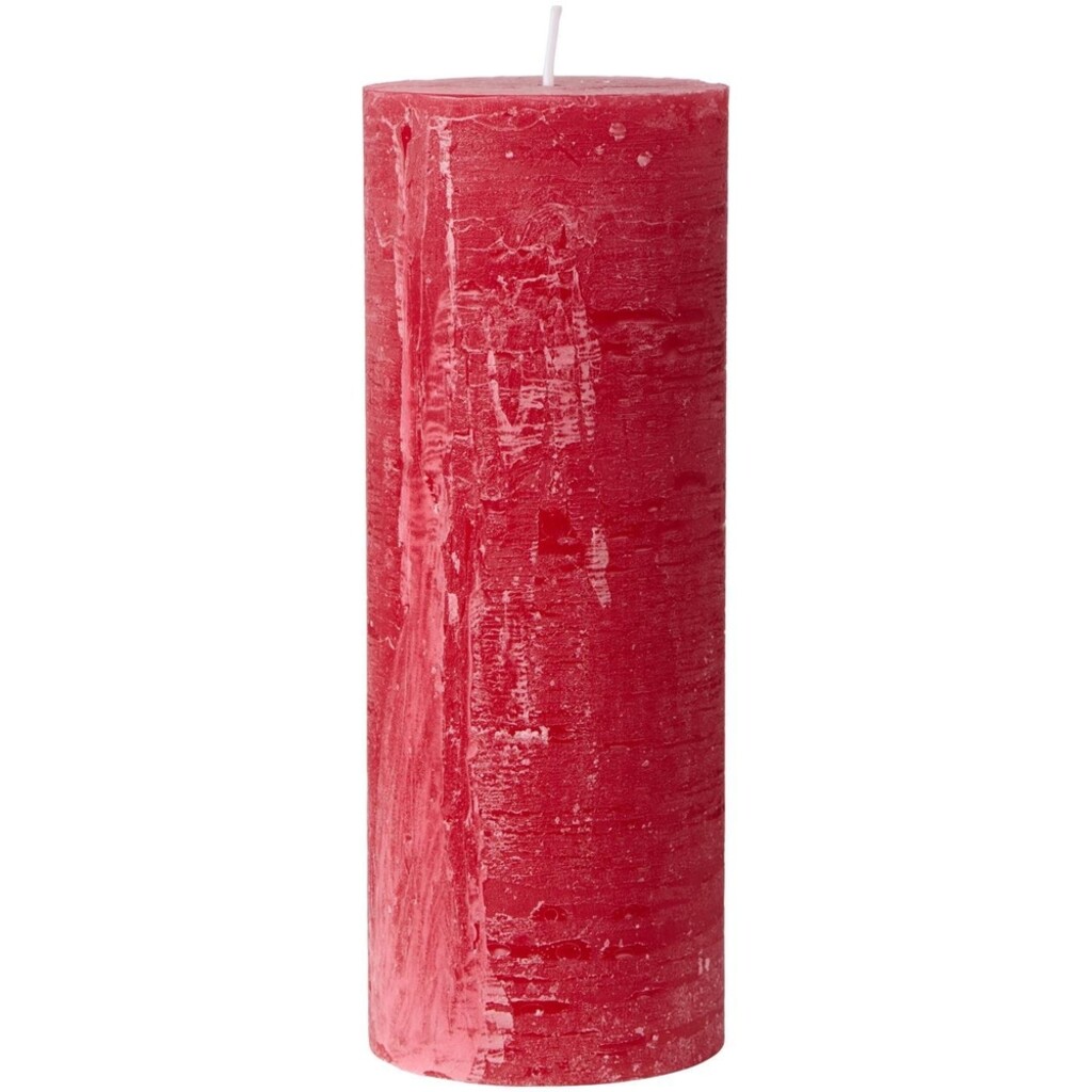 Rustikale Kerze Stumpenkerze Ø 6,8 cm