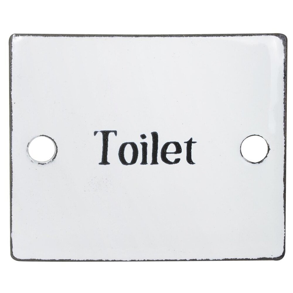 IB Laursen Schild aus Emaille Toilet online kaufen bei SKANDEKO