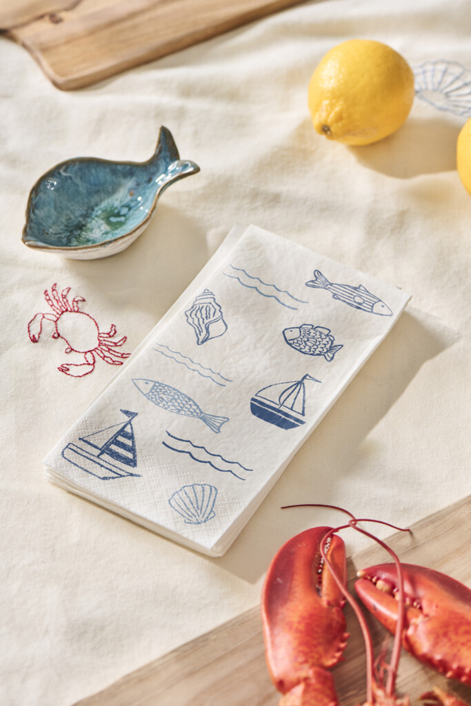 IB Laursen Serviette 10x20 cm auf dem Meer online kaufen bei SKANDEKO (Ansicht 2)