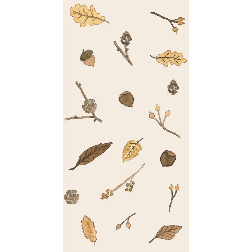 IB Laursen Serviette mit Herbstblättern 16 Stck online kaufen bei SKANDEKO