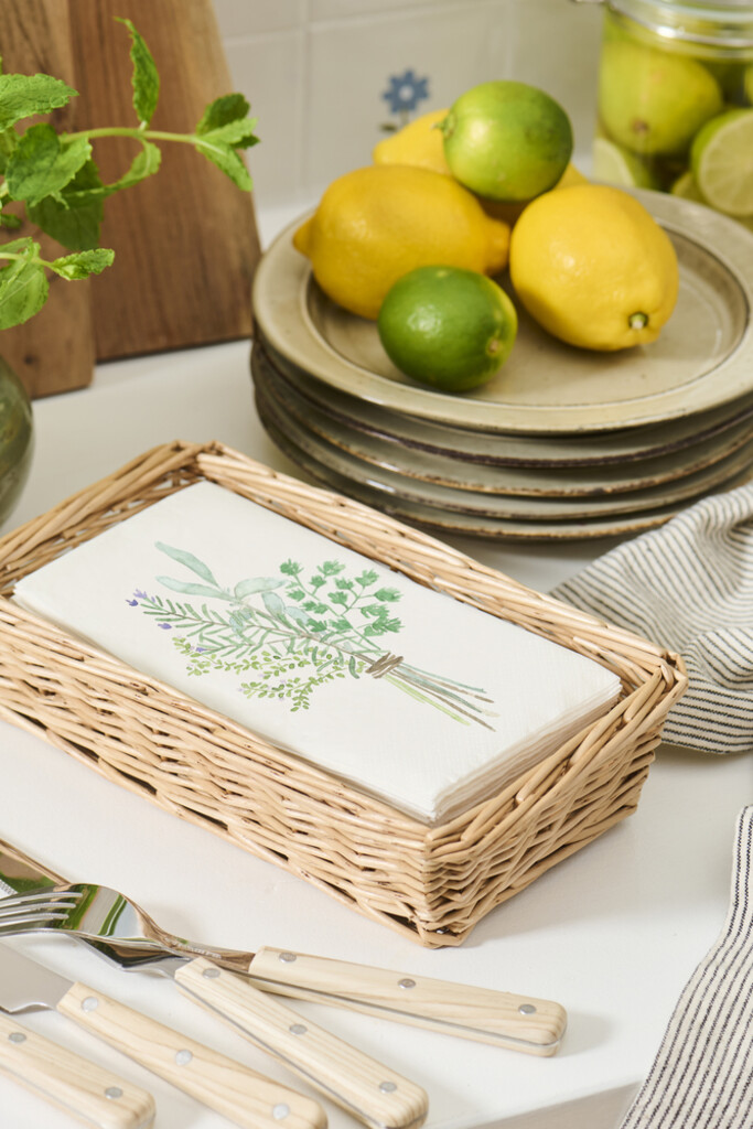 IB Laursen Servietten 10x20 cm Kräuterstrauß 16er online kaufen bei SKANDEKO (Ansicht 2)