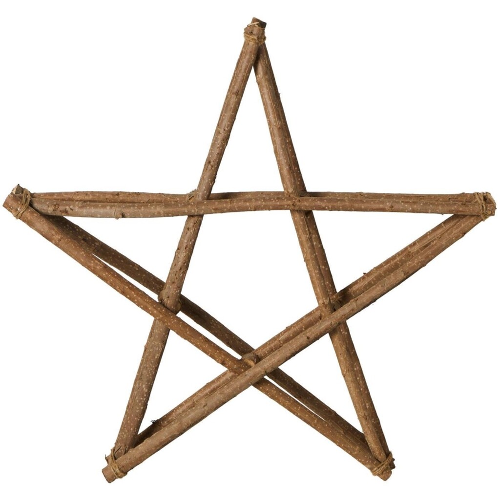 IB Laursen Stern aus Zweigen Rustikale Weihnachtsdeko