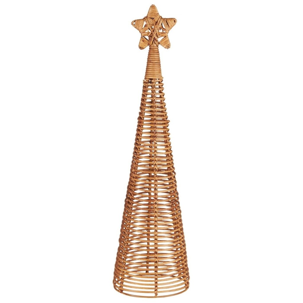 IB Laursen Tannenbaum aus Rattan mit Stern online kaufen bei SKANDEKO