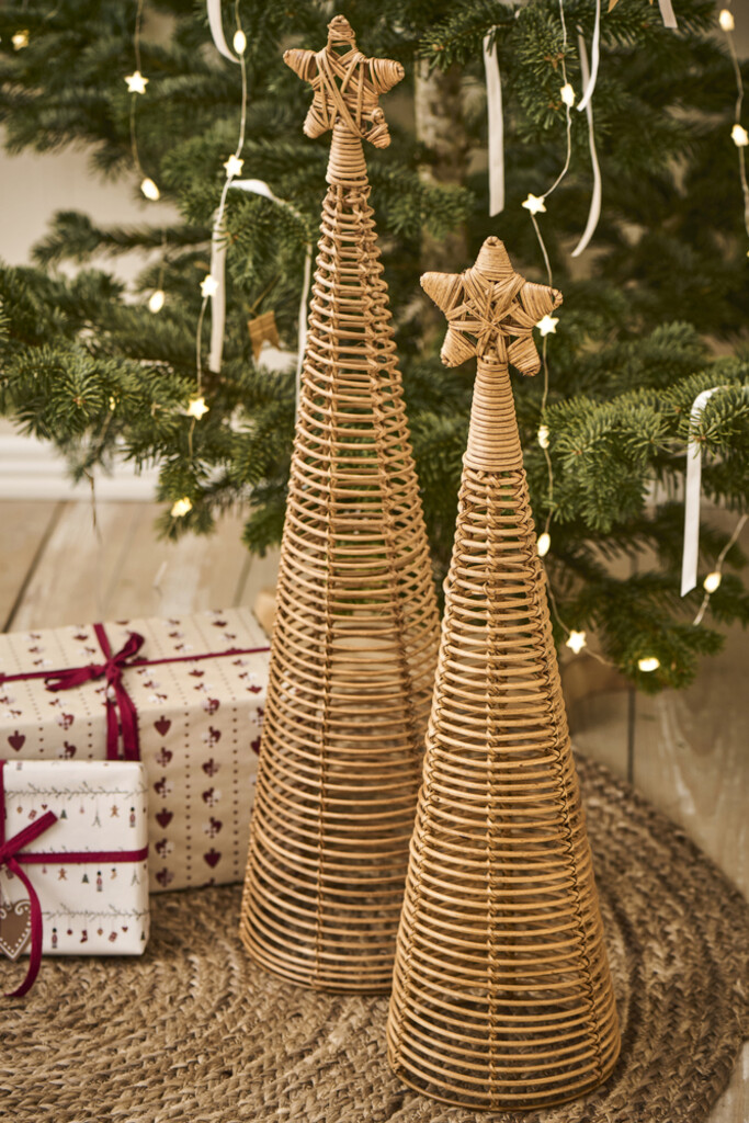 IB Laursen Tannenbaum aus Rattan mit Stern online kaufen bei SKANDEKO (Ansicht 2)