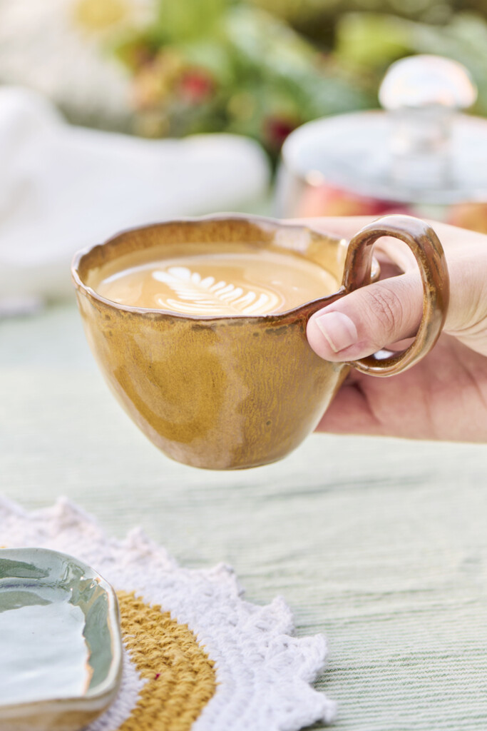 IB Laursen Tasse mit Henkel Ocean Mustard online kaufen bei SKANDEKO (Ansicht 2)