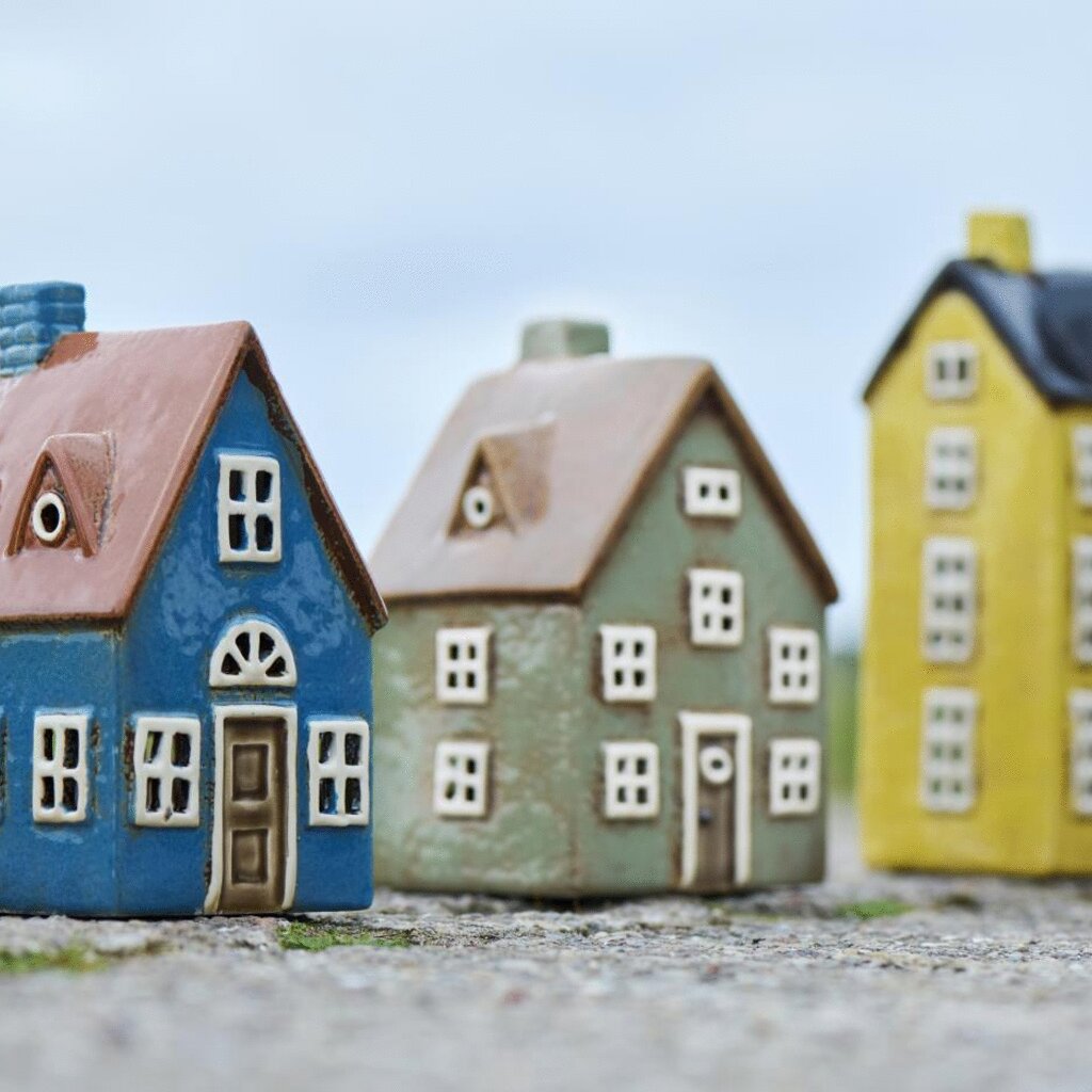 IB Laursen Teelicht-Haus Nyhavn grün mit brauner Tür - IB Laursen Lichthaus (Ansicht 2)