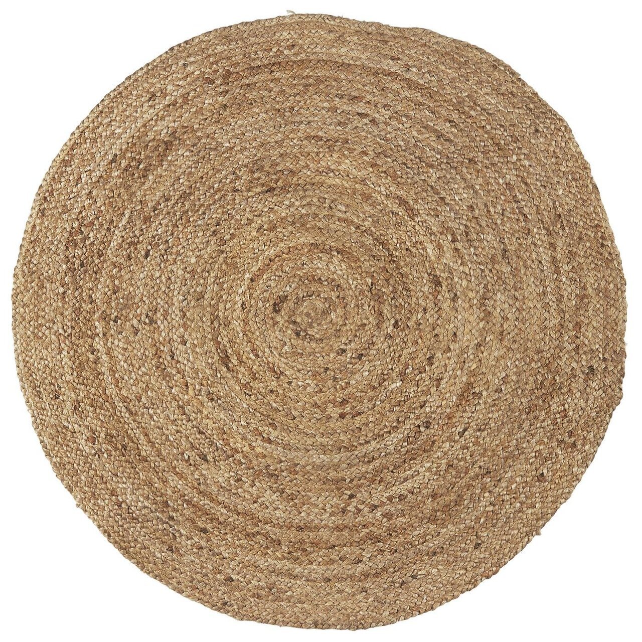 IB Laursen Teppich rund natur Jute online kaufen bei SKANDEKO