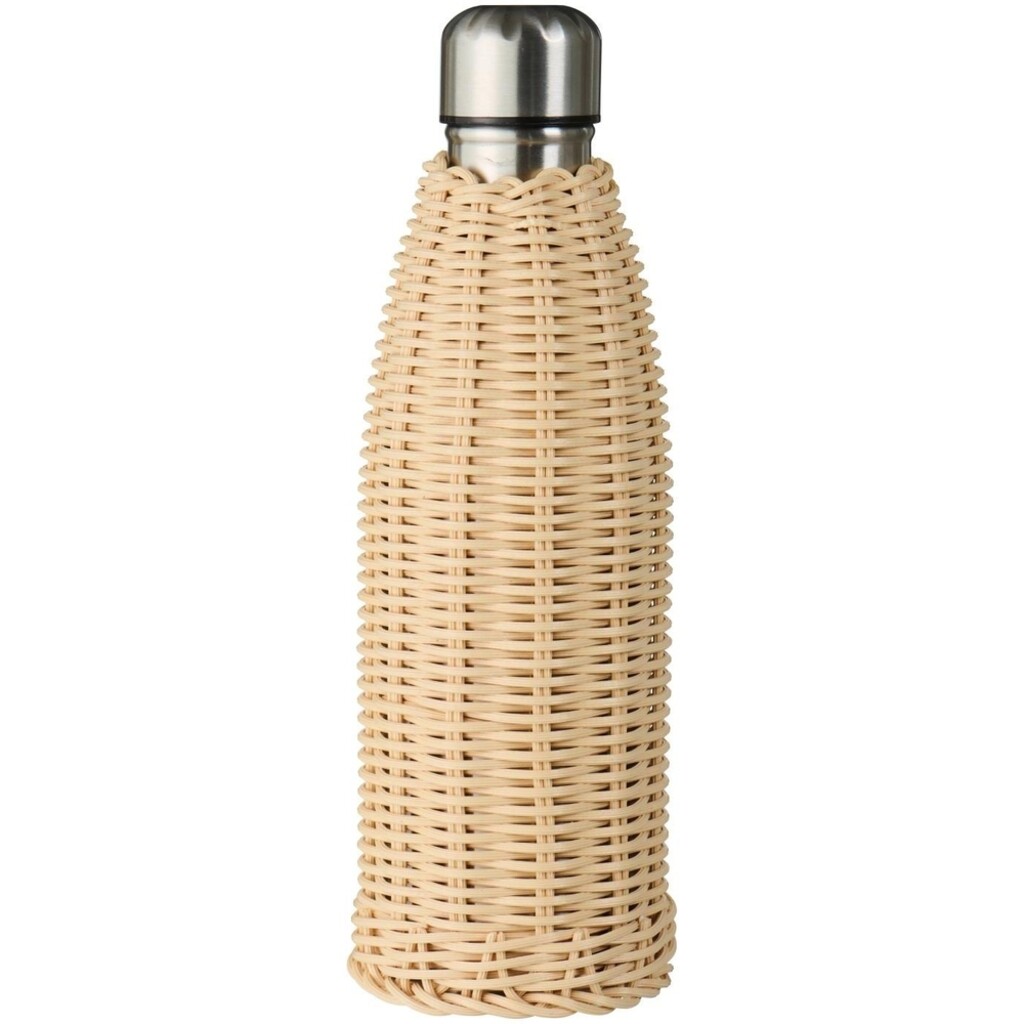 IB Laursen Thermosflasche mit handgeflochtenem Polyrattan online kaufen bei SKANDEKO