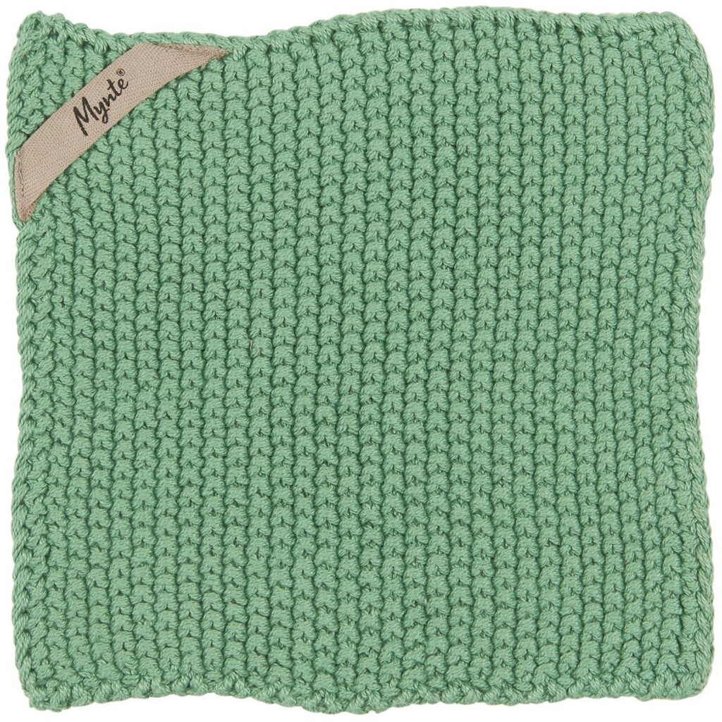 Topflappen Mynte gestrickt
