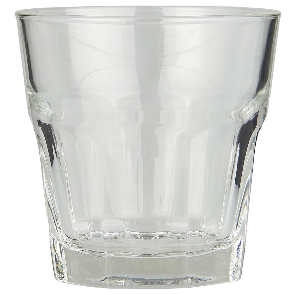 Trinkglas mit Rillen