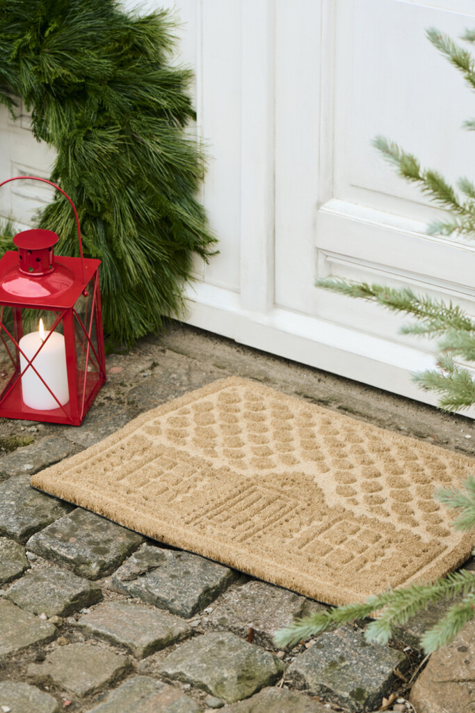 IB Laursen Türmatte eingeprägtes Weihnachtshaus, Fußmatte Weihnachten online kaufen bei SKANDEKO (Ansicht 2)