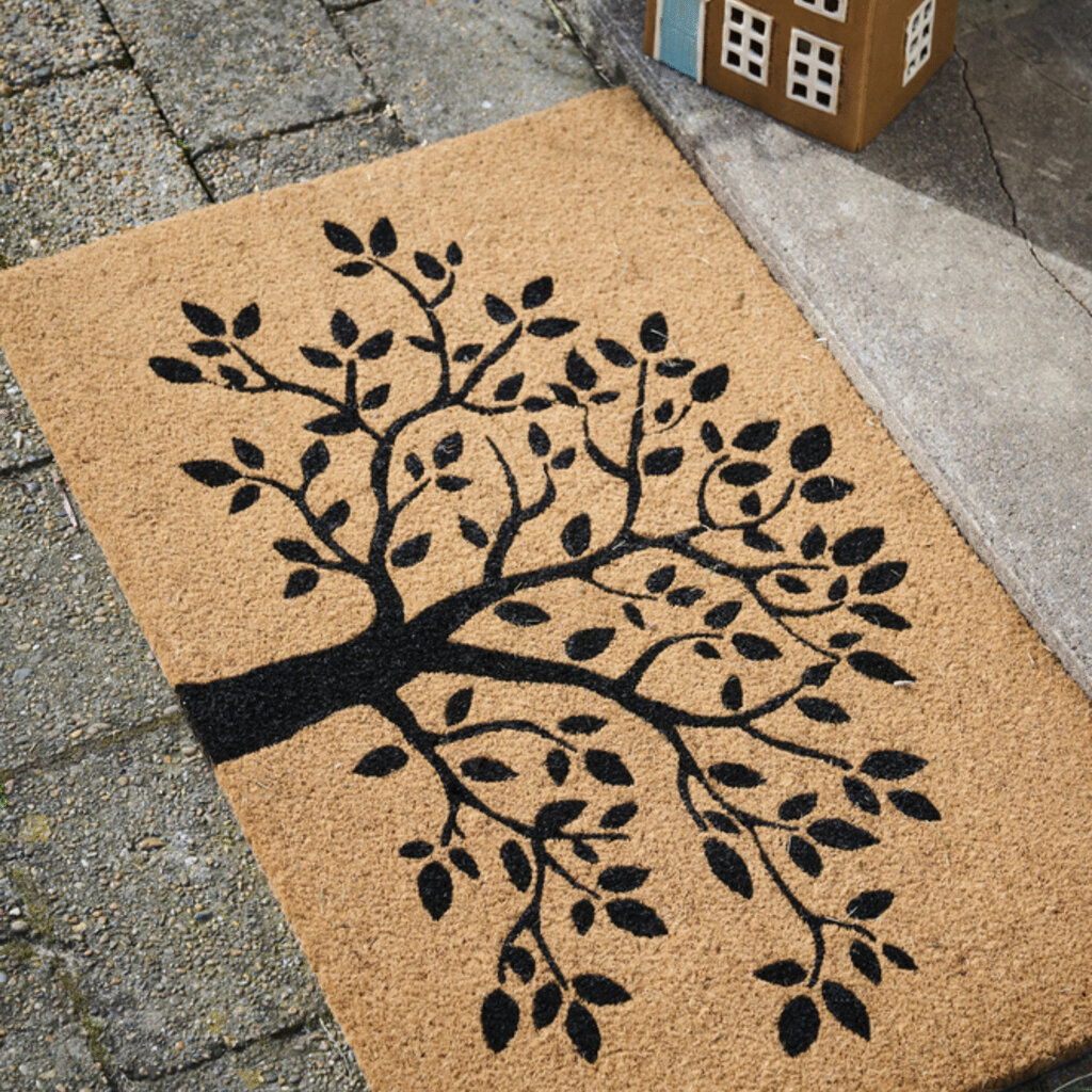 IB Laursen Türmatte Fußmatte mit Baum Motiv, Kokos online kaufen bei SKANDEKO (Ansicht 2)