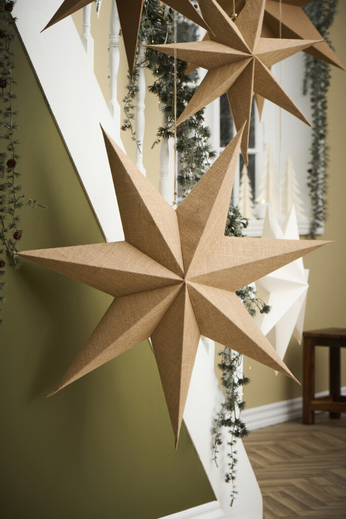 IB Laursen Weihnachtsdeko Stern Stella aus Jute online kaufen bei SKANDEKO (Ansicht 2)