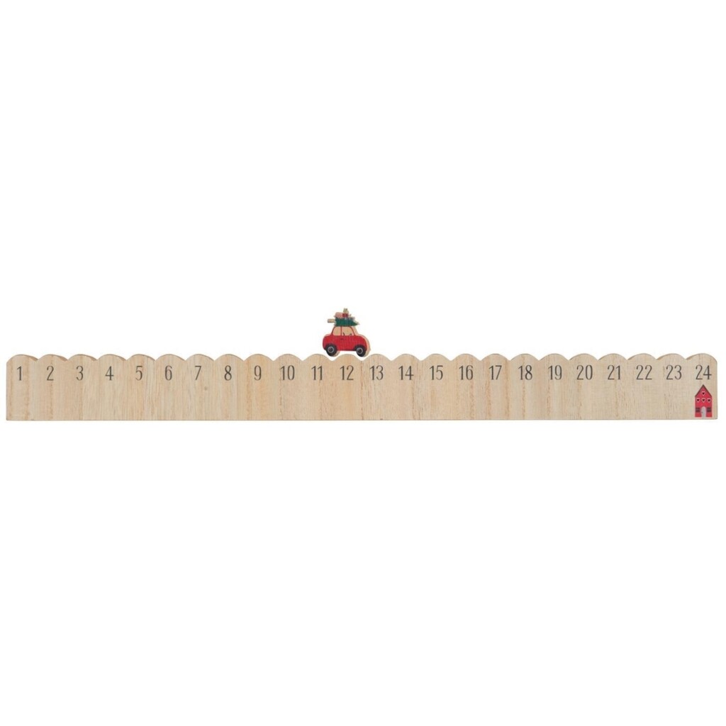 Weihnachtskalender 1-24 aus Holz