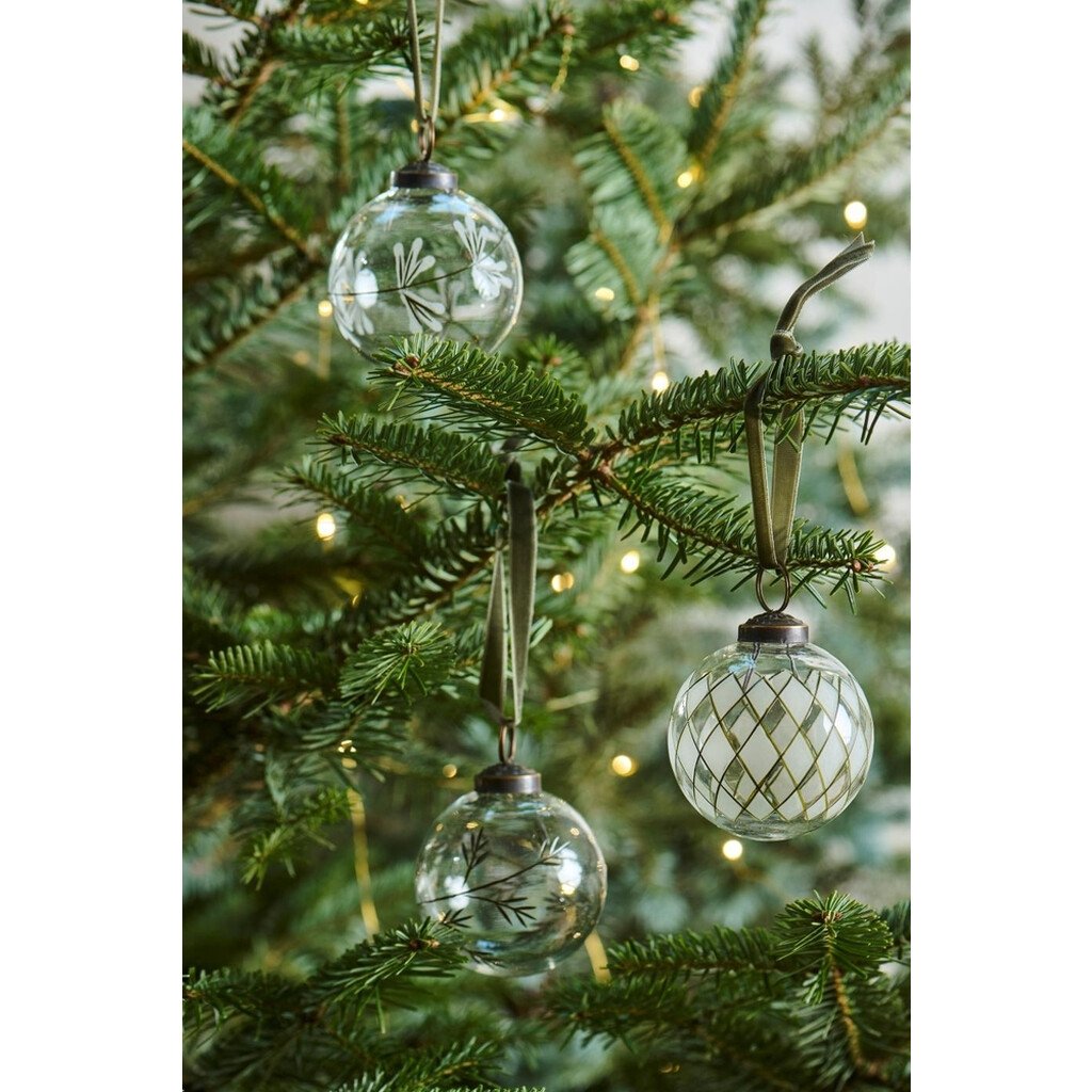 IB Laursen Weihnachtskugel aus Glas 3er Set online kaufen bei SKANDEKO (Ansicht 2)