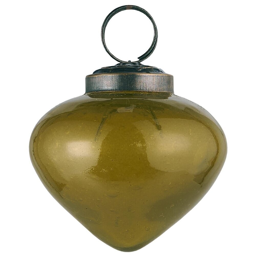 Weihnachtskugel bubbled Glas zwiebelförmig
