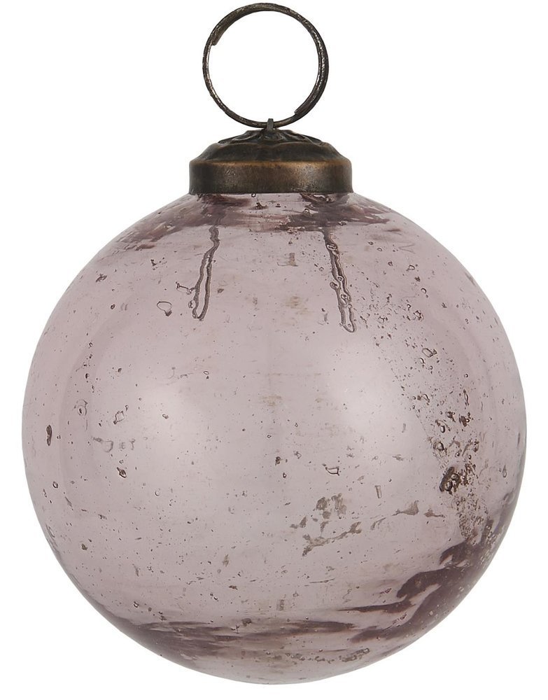 IB Laursen Weihnachtskugel Glas pebbled