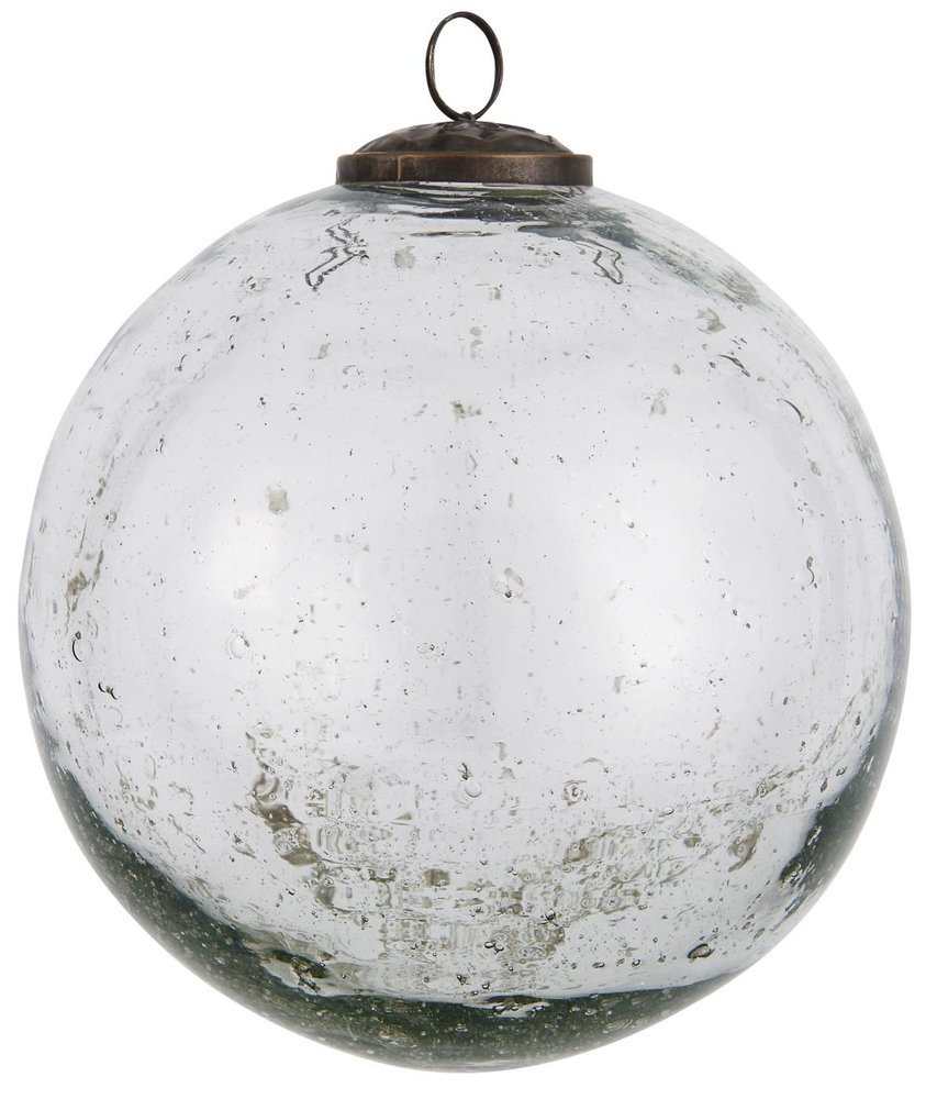 IB Laursen Weihnachtskugel Glas pebbled