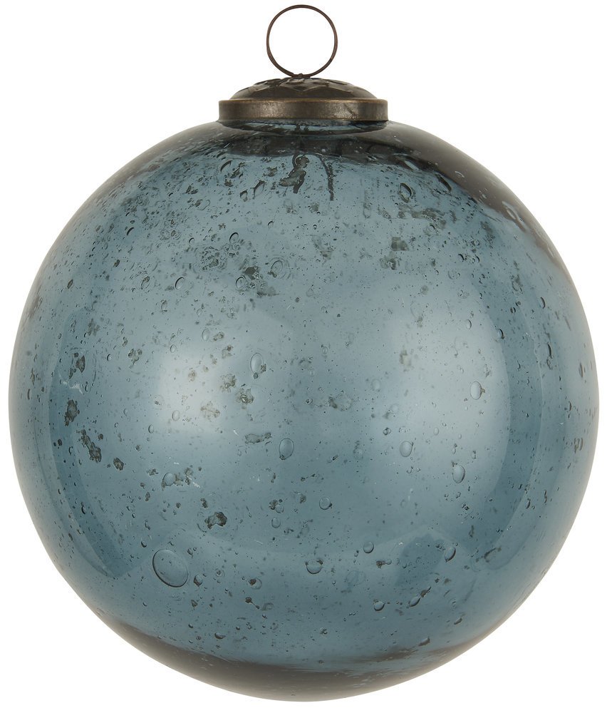IB Laursen Weihnachtskugel Glas pebbled