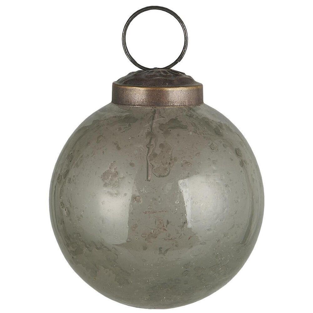 IB Laursen Weihnachtskugel Glas pebbled