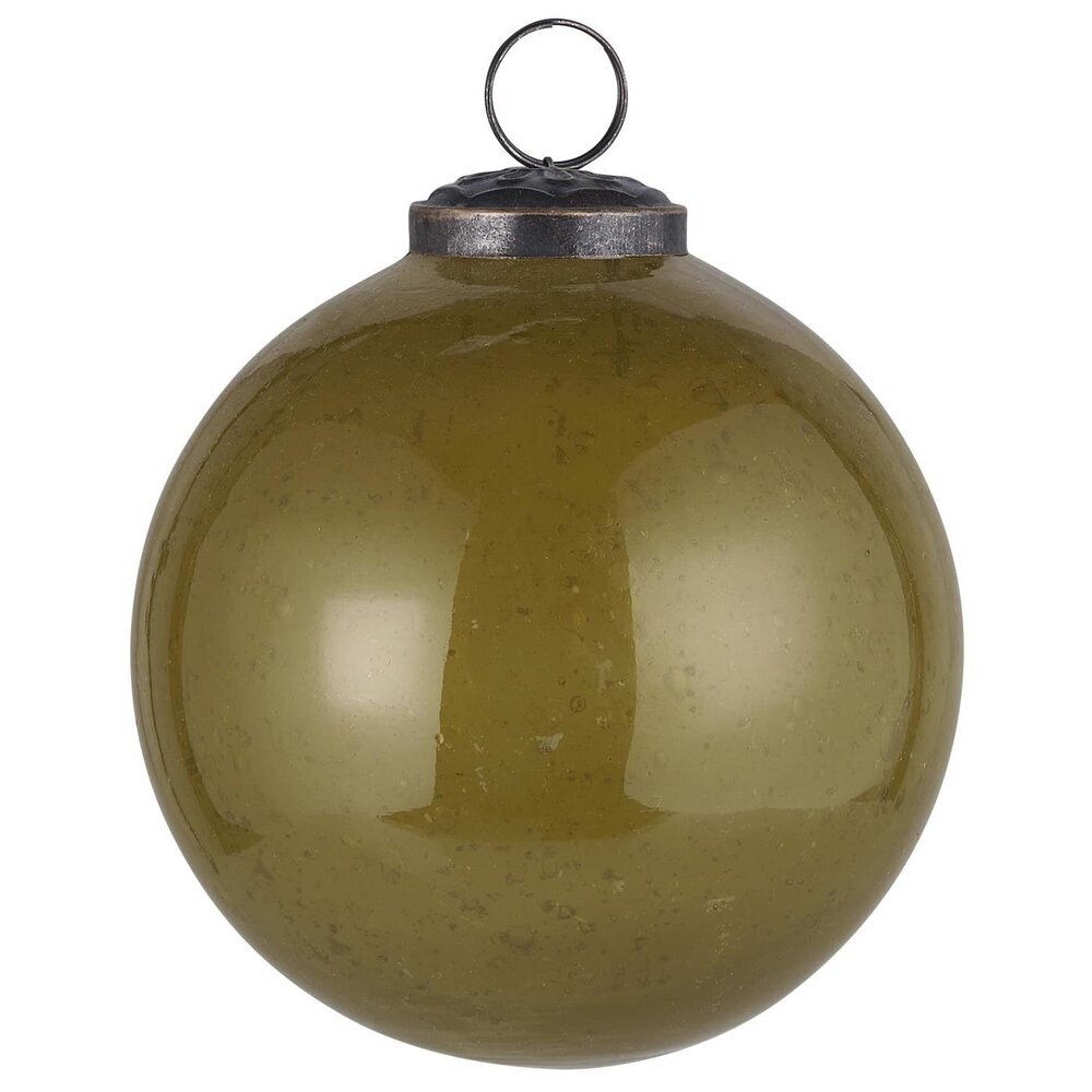 IB Laursen Weihnachtskugel Glas pebbled