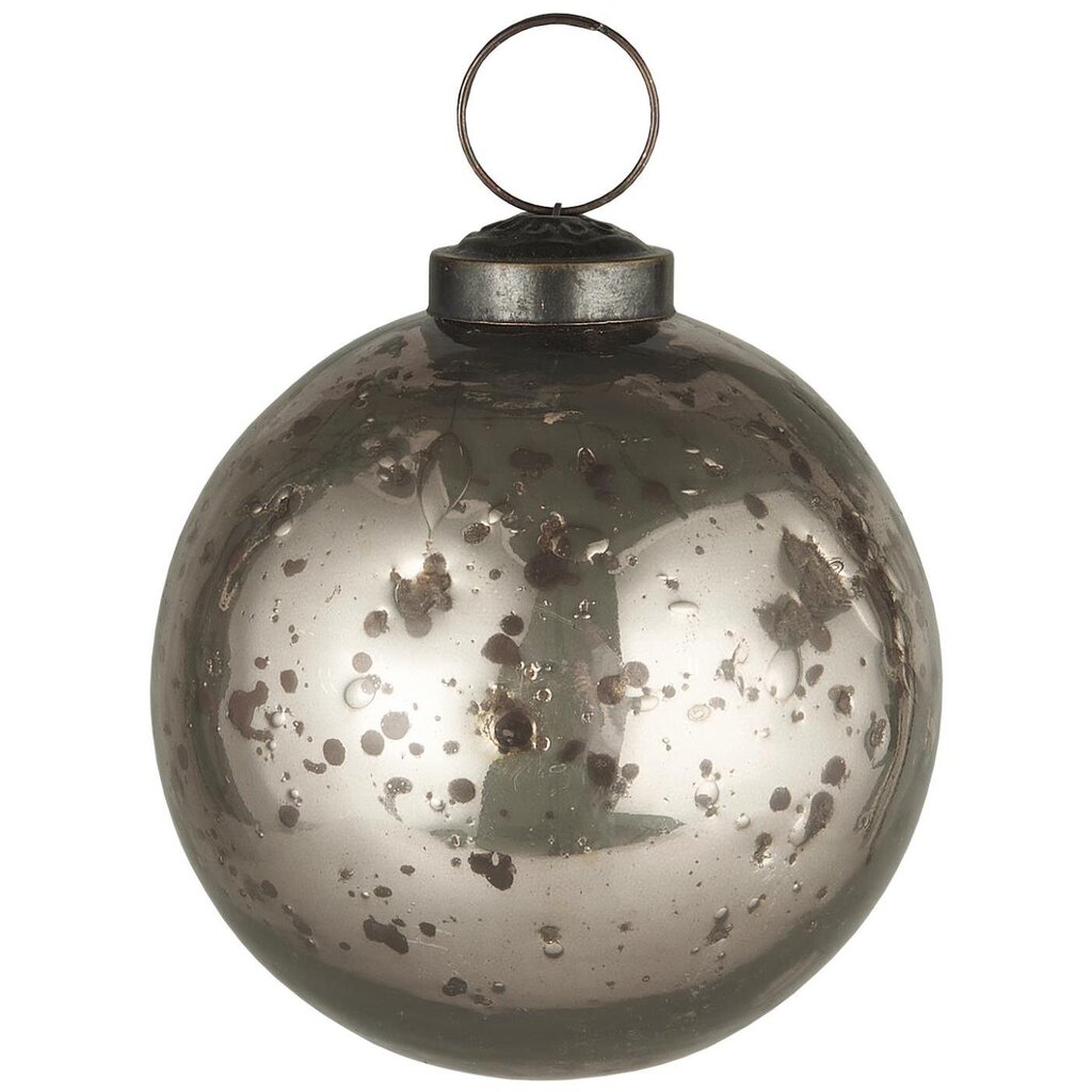 IB Laursen Weihnachtskugel Glas pebbled