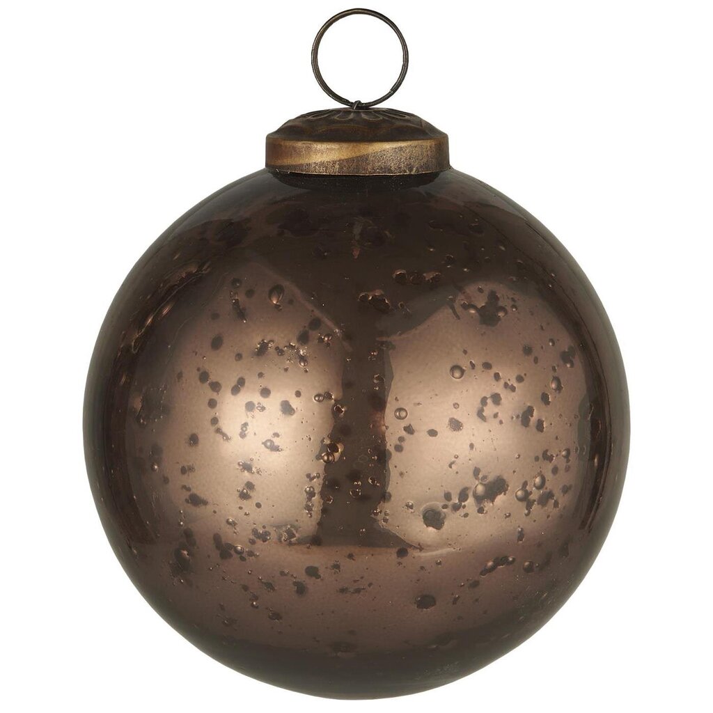 IB Laursen Weihnachtskugel Glas pebbled