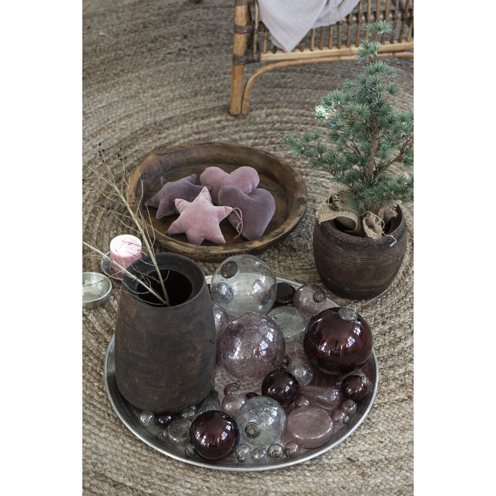 IB Laursen Weihnachtskugel Glas pebbled online kaufen bei SKANDEKO (Ansicht 2)