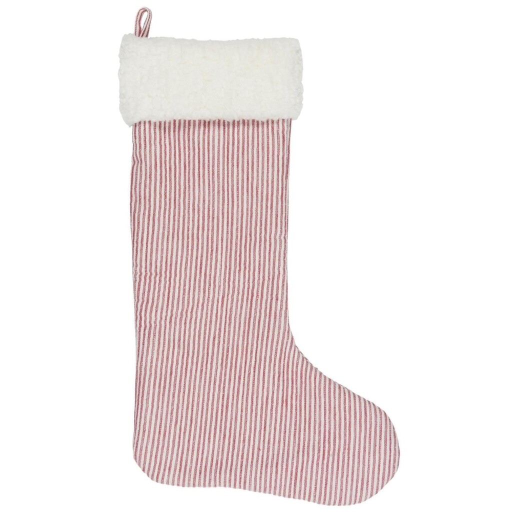 Weihnachtsstrumpf gestreift