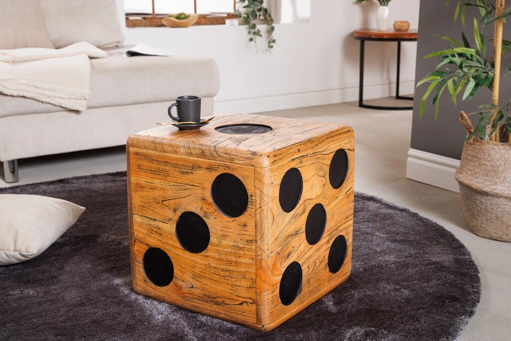 Invicta Interior Beistelltisch, Hocker Cube Würfel online kaufen bei SKANDEKO (Ansicht 2)