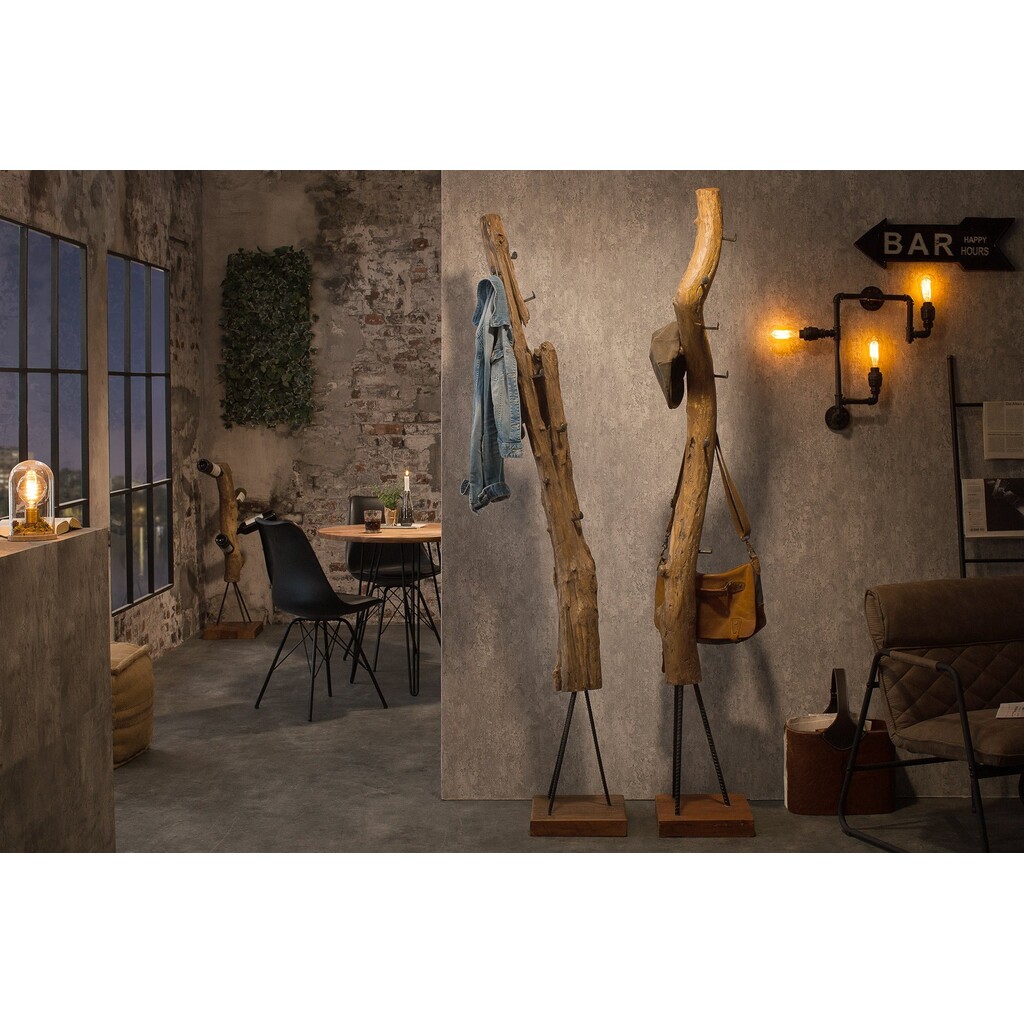 Invicta Interior Bodengarderobe Hemingway 200cm Teakholz online kaufen bei SKANDEKO (Ansicht 2)