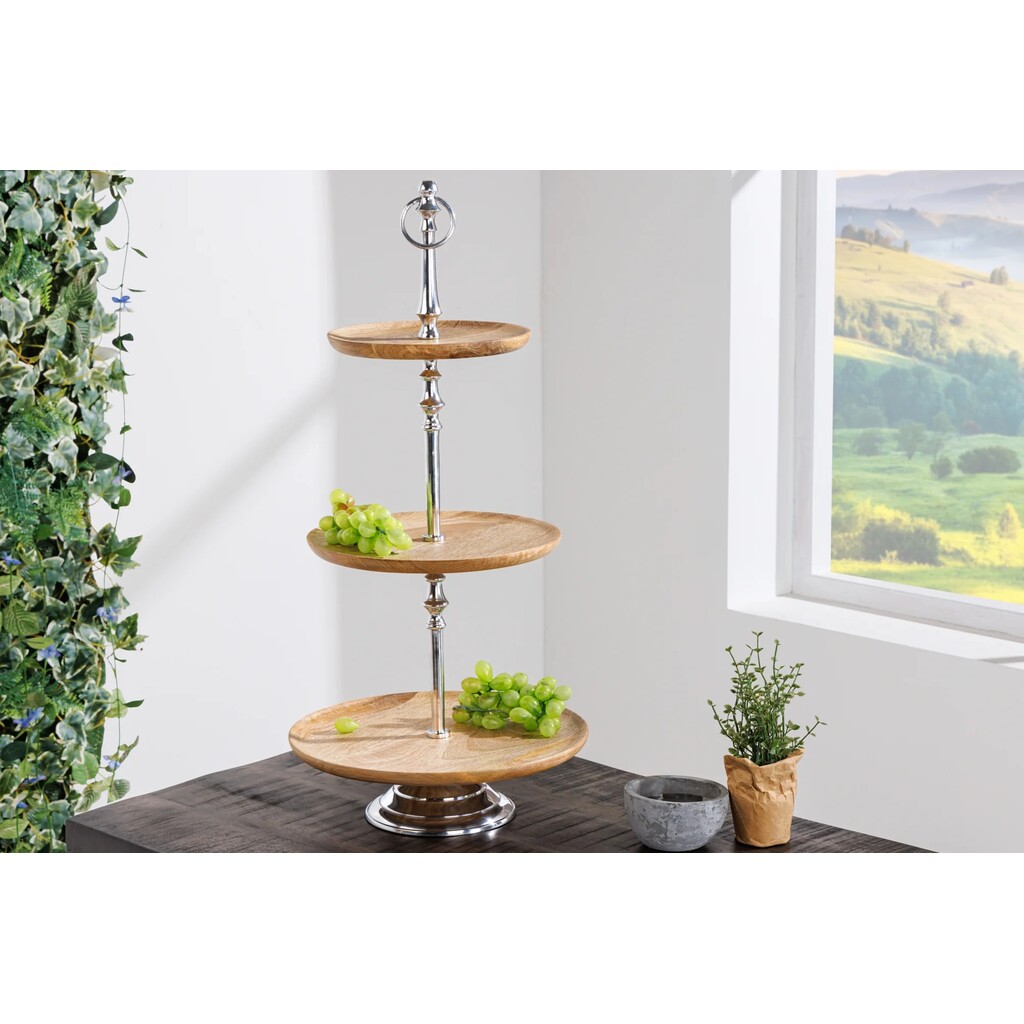 Invicta Interior Deko Etagere Pure Nature Mangoholz online kaufen bei SKANDEKO (Ansicht 2)