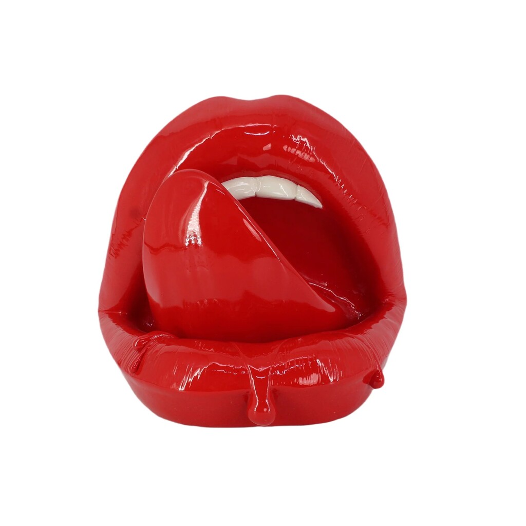 Invicta Interior Pop-Art Dekorationsfigur Lip – Verspielte Rote Lippen von Invicta online kaufen bei SKANDEKO