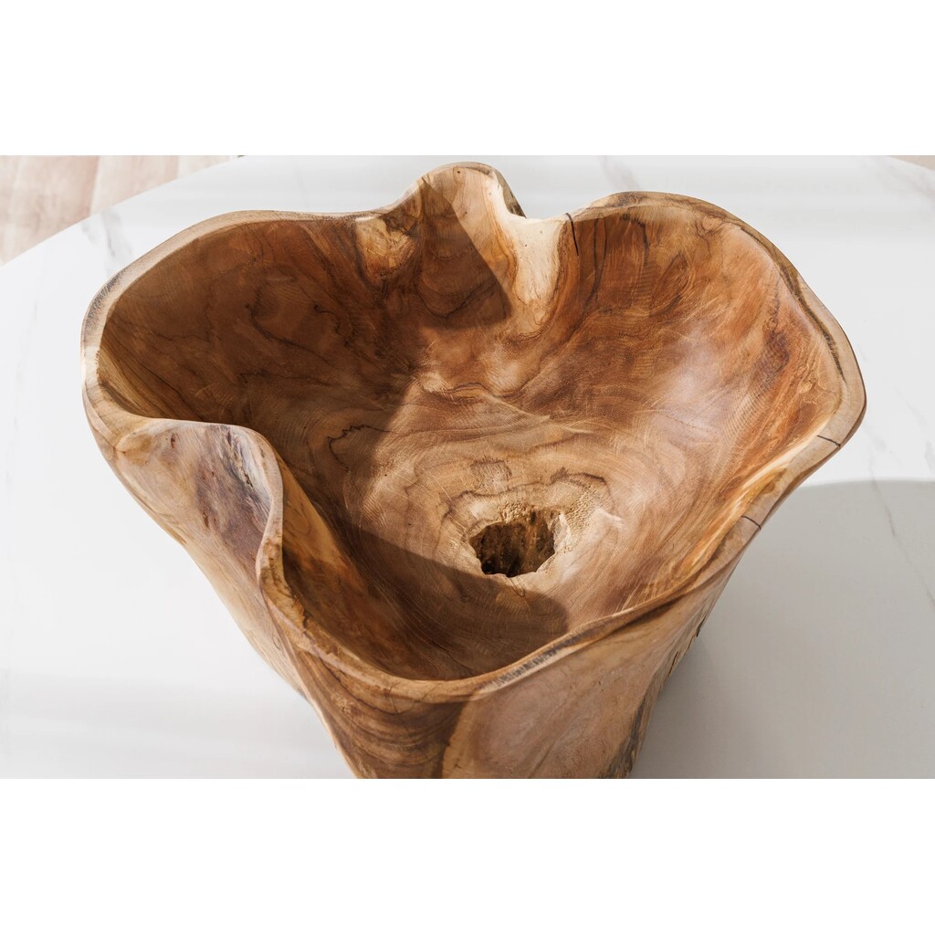 Invicta Interior Dekoschale aus Teakholz Flowers online kaufen bei SKANDEKO (Ansicht 2)