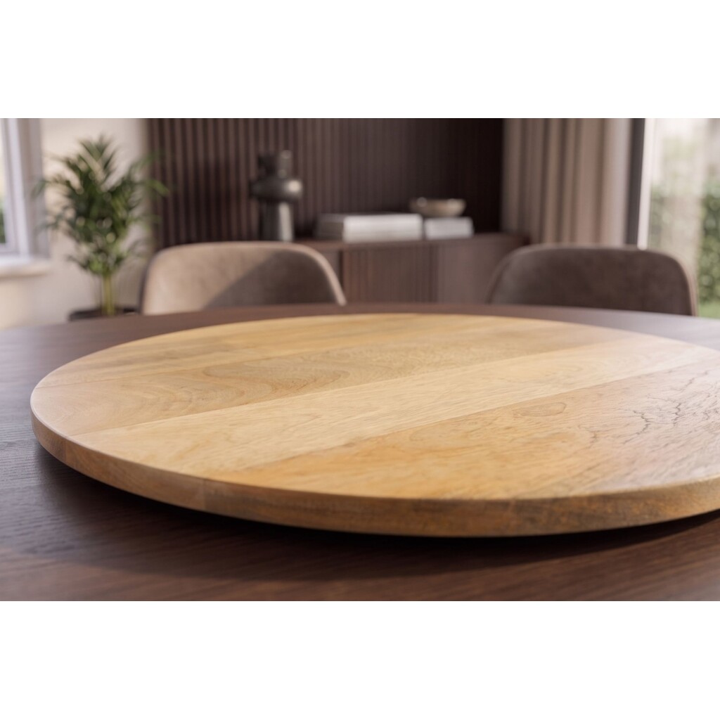 Drehteller MAKASSAR 50 cm 360° aus Holz