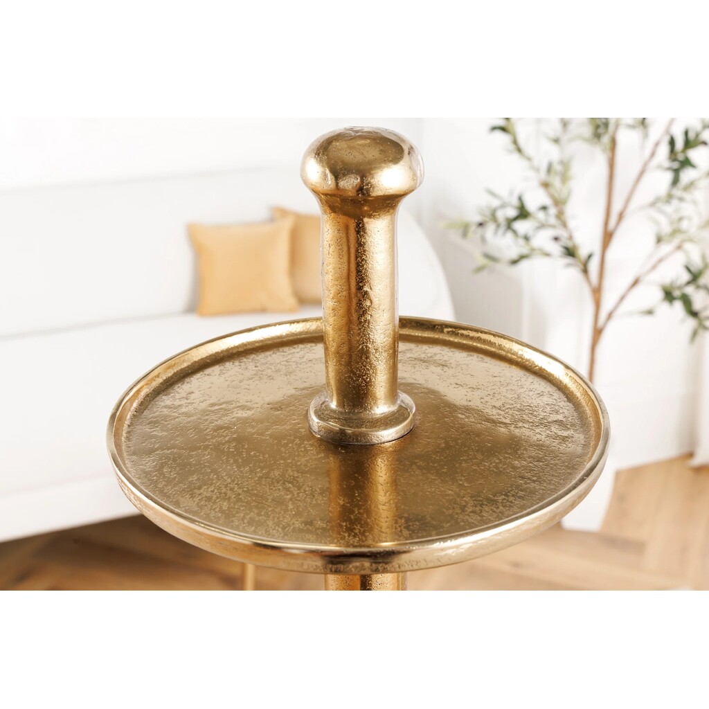 Etagere Abstract 150cm gold, 5 Ebenen