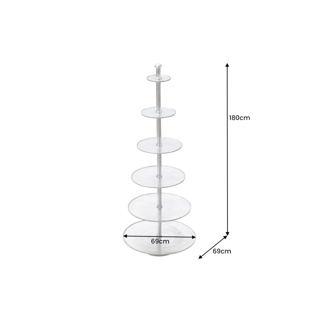 Etagere Abstract XL mit 6 Tabletts
