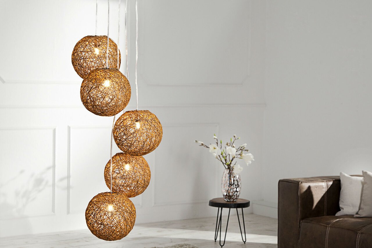 Invicta Interior Hängeleuchte Cocooning Pearls 5er online kaufen bei SKANDEKO (Ansicht 2)