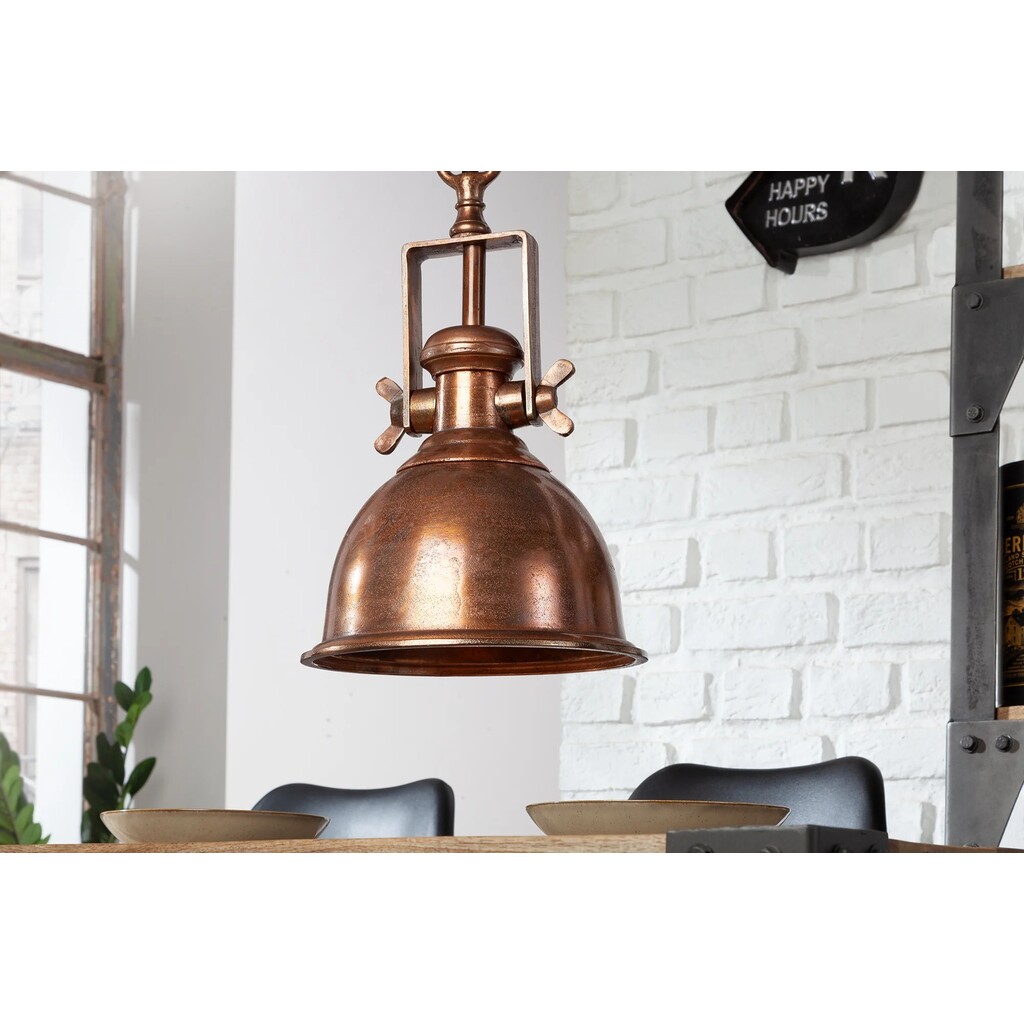 Invicta Interior Pendelleuchte Industrial Kupfer meliert online kaufen bei SKANDEKO (Ansicht 2)