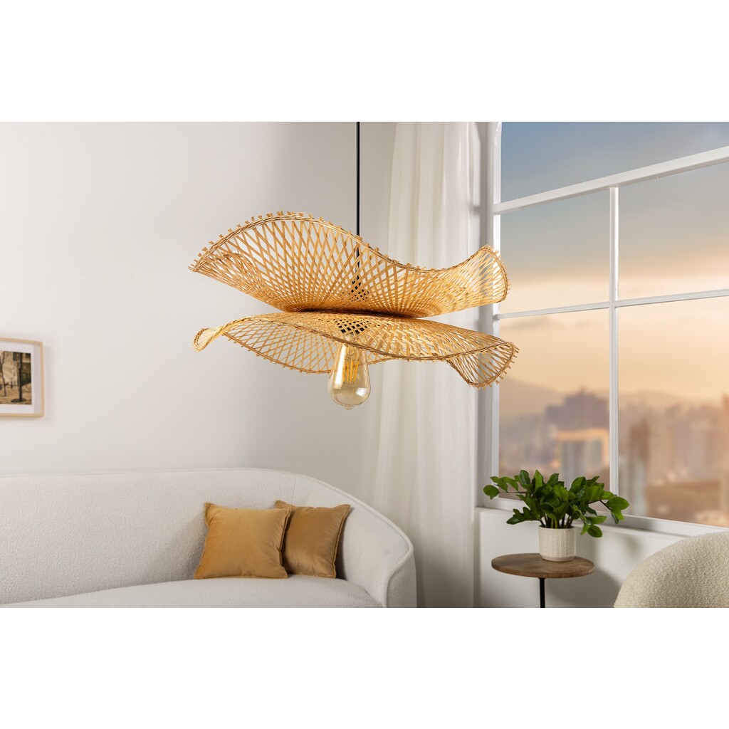 Pendelleuchte Organic Living 3 Bambus