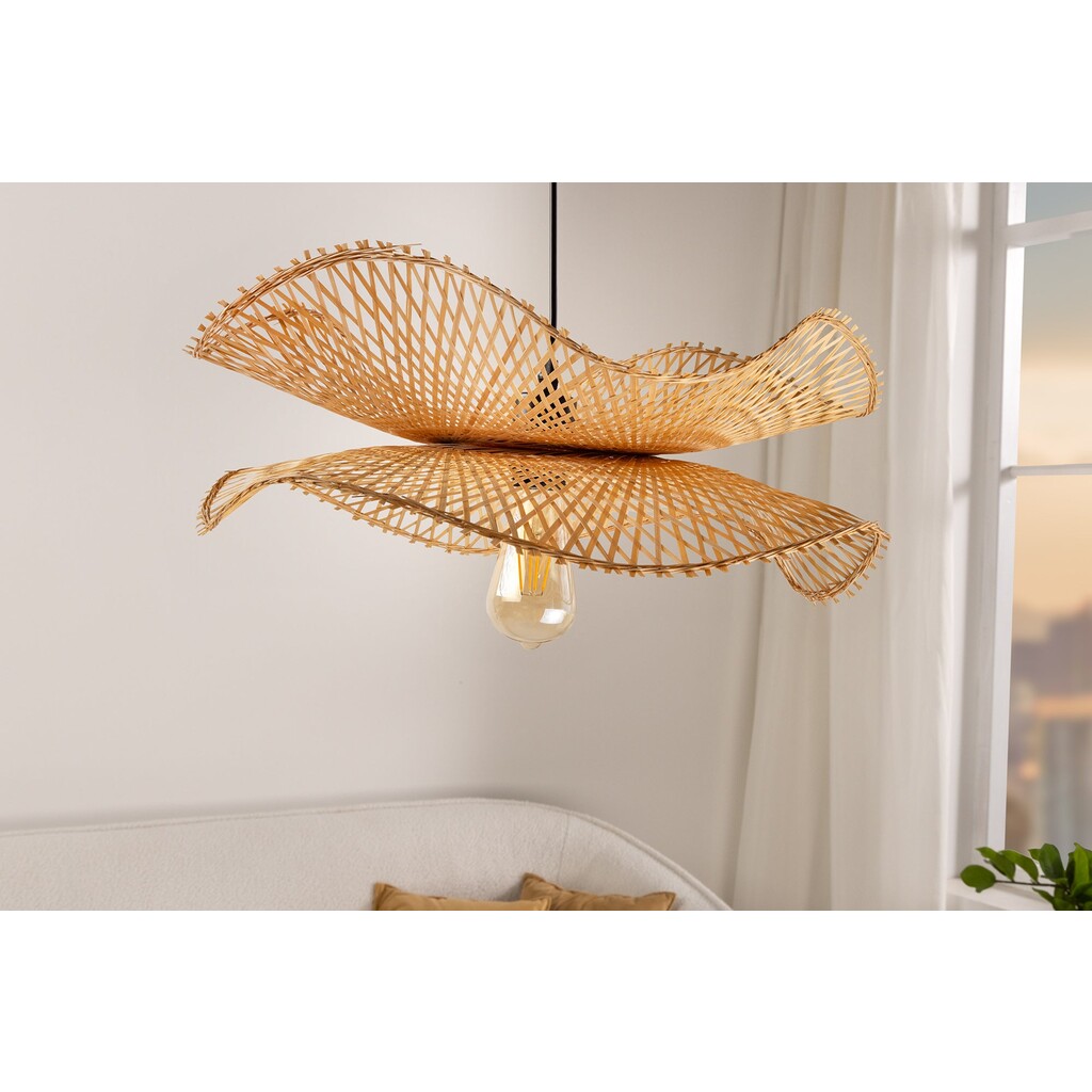 Pendelleuchte Organic Living 3 Bambus